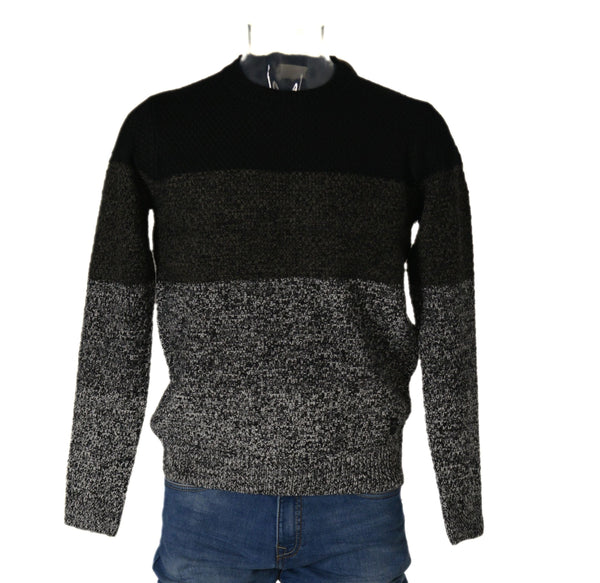 MAGLIONE UOMO RAGAZZO GIROCOLLO COLORI SFUMATI MARCA LOSAN ART.121 5027AL