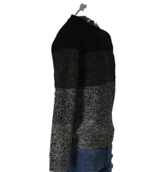 MAGLIONE UOMO RAGAZZO GIROCOLLO COLORI SFUMATI MARCA LOSAN ART.121 5027AL