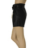 PANTALONCINO DONNA RAGAZZA ECOPELLE TASCHE ZIP CINTURA MARCA LOSAN ART.1229003AL