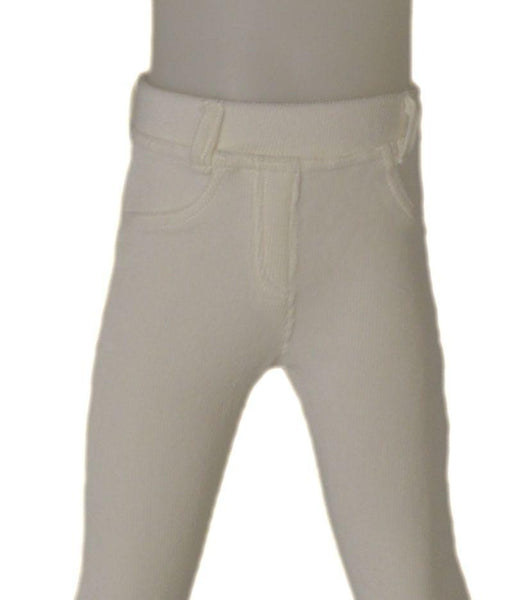 PANTALONE NEONATA BABY EFFETTO VELLUTO ELASTICO VITA TASCHE MARCA LOSAN ART.1286008AL