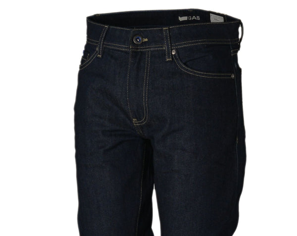 JEANS UOMO RAGAZZO REGULAR FIT 5 TASCHE BOTTONE ZIP MARCA GAS ART.ALBERT 92609WZ08