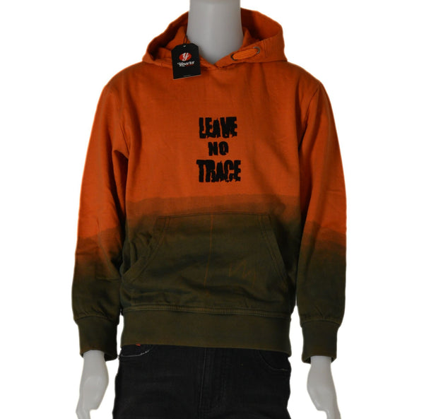 FELPA BAMBINO RAGAZZO CAPPUCCIO STAMPA POLSINI MARCA YOURS ART.AY3269