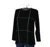 MAGLIONE DONNA RAGAZZA GIROCOLLO BORCHIETTE QUADRI MARCA MODA MILENA MILLY ART.W442