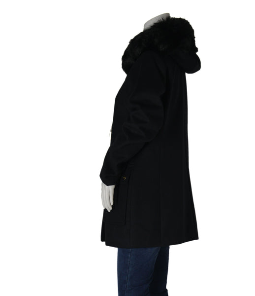 GIACCONE DONNA RAGAZZA PANNO CAPPUCCIO TASCHE BOTTONI ZIP MARCA VIRGINIA BLU ART.IRENE