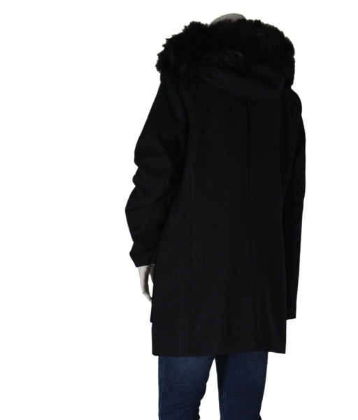 GIACCONE DONNA RAGAZZA PANNO CAPPUCCIO TASCHE BOTTONI ZIP MARCA VIRGINIA BLU ART.IRENE