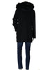 GIACCONE DONNA RAGAZZA PANNO CAPPUCCIO TASCHE BOTTONI ZIP MARCA VIRGINIA BLU ART.IRENE