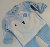 COMPLETO NEONATO BABY MAGLIA AUTOMATICI PANTALONI MARCA ELLEPI ART.CO4851