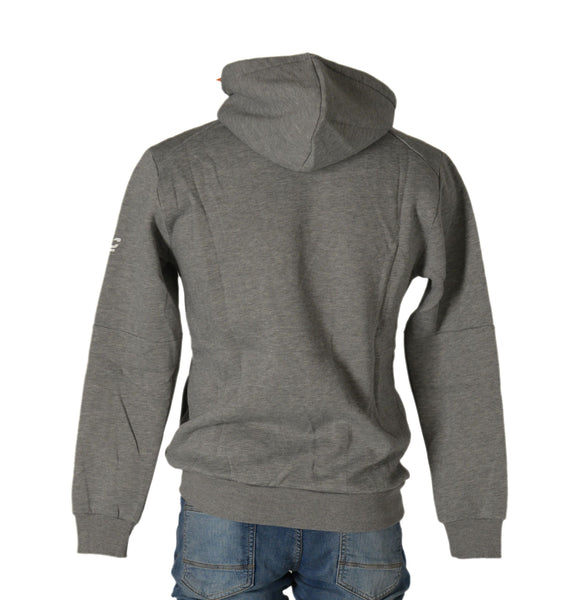 FELPA UOMO RAGAZZO CALDA FELPATA CAPPUCCIO TASCHE POLSINI LOGO MARCA X-CAPE ART.GAROK