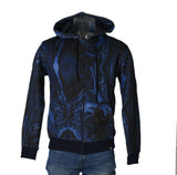 FELPA UOMO RAGAZZO FELPATA FANTASIA CAPPUCCIO TASCHE POLSINI MARCA X-CAPE ART.FLUID