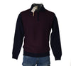 MAGLIONE UOMO RAGAZZO POLO ZIP POLSINI MISTO LANA MARCA SEA BARRIER ART.CORRIB