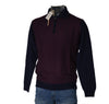 MAGLIONE UOMO RAGAZZO POLO ZIP POLSINI MISTO LANA MARCA SEA BARRIER ART.CORRIB