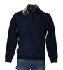 MAGLIONE UOMO RAGAZZO POLO ZIP POLSINI MISTO LANA MARCA SEA BARRIER ART.CORRIB