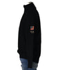 MAGLIONE CALIBRATO OVER UOMO MEZZA ZIP POLSINI BANDIERA MARCA MXFORT ART.E1956