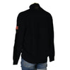 MAGLIONE CALIBRATO OVER UOMO MEZZA ZIP POLSINI BANDIERA MARCA MXFORT ART.E1956