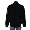 MAGLIONE CALIBRATO OVER UOMO MEZZA ZIP POLSINI BANDIERA MARCA MXFORT ART.E1956