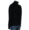 MAGLIONE CALIBRATO OVER UOMO MEZZA ZIP POLSINI BANDIERA MARCA MXFORT ART.E1956