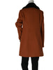 CAPPOTTO DONNA RAGAZZA DOPPIOPETTO TASCHE PELO STACCABILE ECOLOGICO MARCA FRALLA ART.GC17314