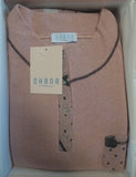 PIGIAMA DONNA RAGAZZA CALDO PUNTO MILANO FANTASIA CUORI BOTTONI TASCHE MARCA OHANA ART.20306