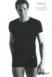 MAGLIA T-SHIRT COTONE MEZZA MANICA SCOLLO A V UOMO RAGAZZO MARCA FRAGI ART.730