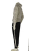 TUTA UOMO RAGAZZO FELPATA APERTA ZIP TASCHE CAPPUCCIO POLSINI MARCA LOTTO ART.217047