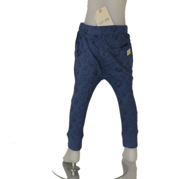 PANTALONE NEONATO STAMPA ELASTICO VITA TASCHE POLSINI MARCA LOSAN ART.2176022AL