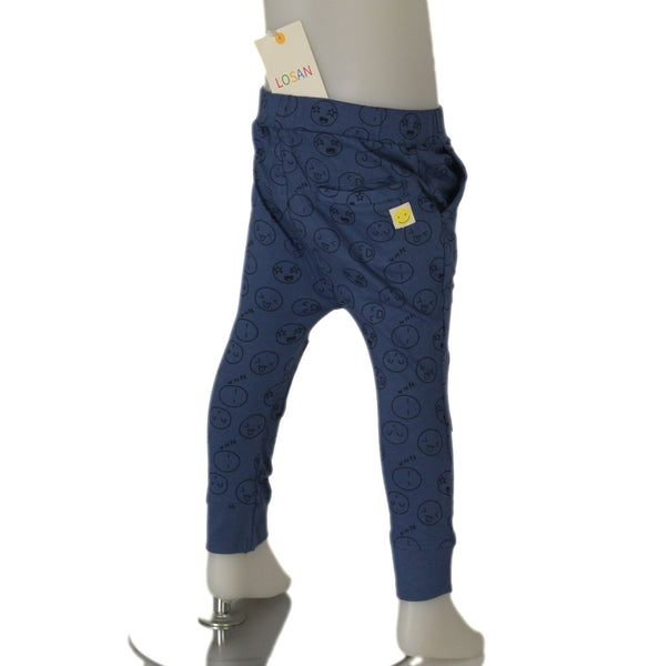 PANTALONE NEONATO STAMPA ELASTICO VITA TASCHE POLSINI MARCA LOSAN ART.2176022AL