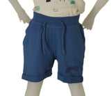 PANTALONCINO BAMBINO JERSEY PURO COTONE VITA REGOLABILE TASCHE MARCA LOSAN ART.2156602AL