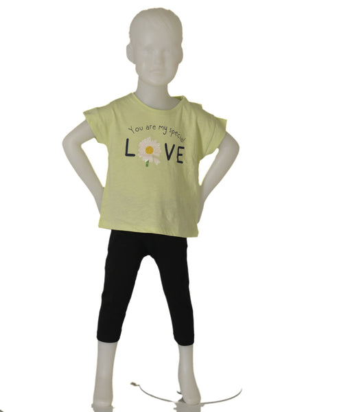 T-SHIRT BAMBINA STAMPA GLITTERATA  LOSAN ART.216-1014AL