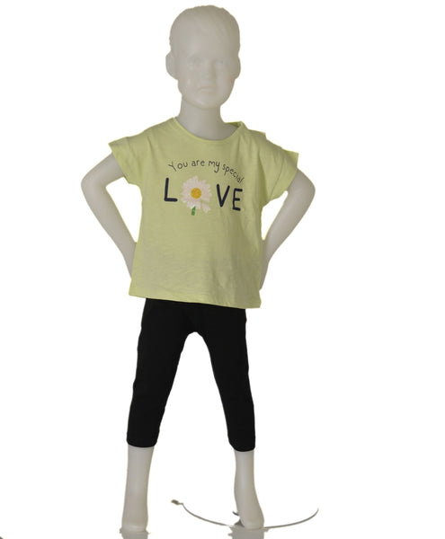 T-SHIRT BAMBINA STAMPA GLITTERATA  LOSAN ART.216-1014AL