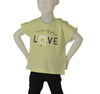 T-SHIRT BAMBINA STAMPA GLITTERATA  LOSAN ART.216-1014AL