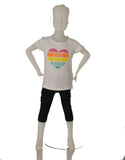 LOSAN T-SHIRT BAMBINA MEZZA MANICA STAMPA PAILLETTES MARCA LOSAN ART.216-1026AL