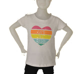 LOSAN T-SHIRT BAMBINA MEZZA MANICA STAMPA PAILLETTES MARCA LOSAN ART.216-1026AL