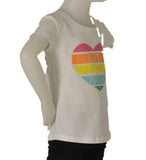 LOSAN T-SHIRT BAMBINA MEZZA MANICA STAMPA PAILLETTES MARCA LOSAN ART.216-1026AL