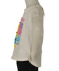 T-SHIRT BAMBINA MEZZA MANICA STONDATA STAMPA SMILE INSERTI MARCA LOSAN ART.216-1009AL