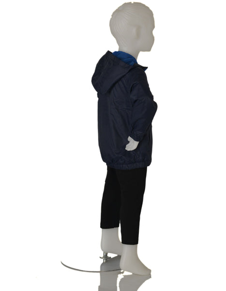 GIUBBINO BAMBINO ZIP CAPPUCCIO TASCHR MARCA LOSAN ART.215-2651AL