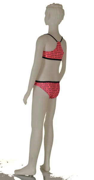 BIKINY RAGAZZINA FASCIA INCROCIO MARCA LOSAN ART.21G-4042AL