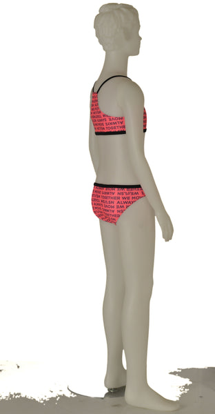 BIKINY RAGAZZINA FASCIA INCROCIO MARCA LOSAN ART.21G-4042AL