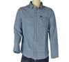 CAMICIA JEANS UOMO COTONE BOTTONI TASCHINE MARCA LEE ART.L66WNS35