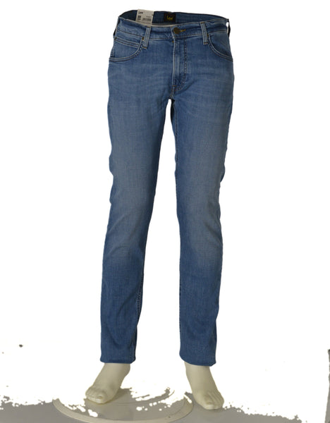 JEANS UOMO SLIM ZIP BOTTONE TASCHE MARCA LEE ART.L719NLLT