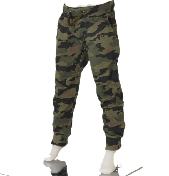 PANTALONE BAMBINO COULISSE TASCHE POLSINI CAMOUFLAGE MARCA BM ART.Y2408