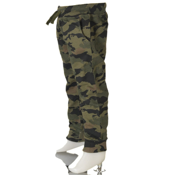 PANTALONE BAMBINO COULISSE TASCHE POLSINI CAMOUFLAGE MARCA BM ART.Y2408