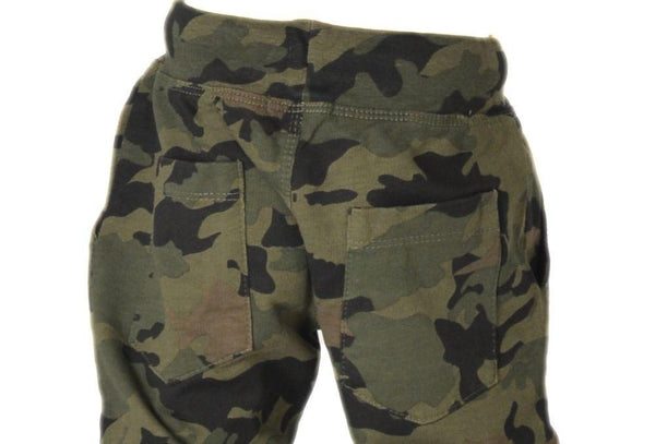 PANTALONE BAMBINO COULISSE TASCHE POLSINI CAMOUFLAGE MARCA BM ART.Y2408