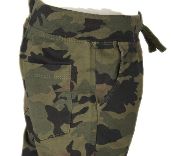 PANTALONE BAMBINO COULISSE TASCHE POLSINI CAMOUFLAGE MARCA BM ART.Y2408