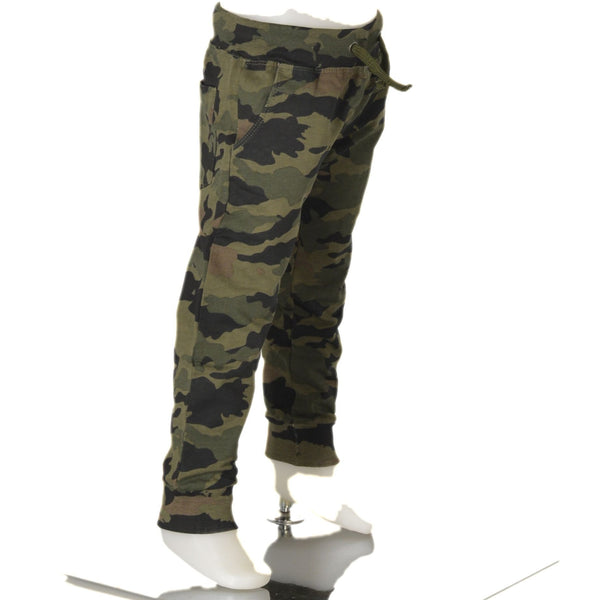 PANTALONE BAMBINO COULISSE TASCHE POLSINI CAMOUFLAGE MARCA BM ART.Y2408