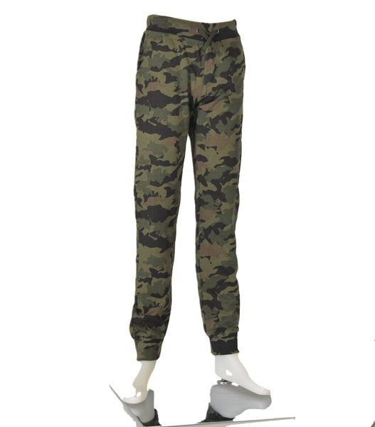 PANTALONI RAGAZZO COULISSE TASCHE POLSINI CAMOUFLAGE MARCA BM ART.Y3408