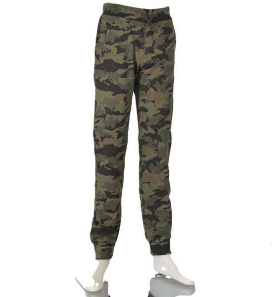 PANTALONI RAGAZZO COULISSE TASCHE POLSINI CAMOUFLAGE MARCA BM ART.Y3408