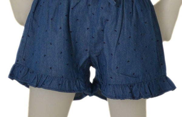 SHORT BAMBINA COULISSE ARRICCIATI CUORI MARCA LOSAN ART.216-9012AL