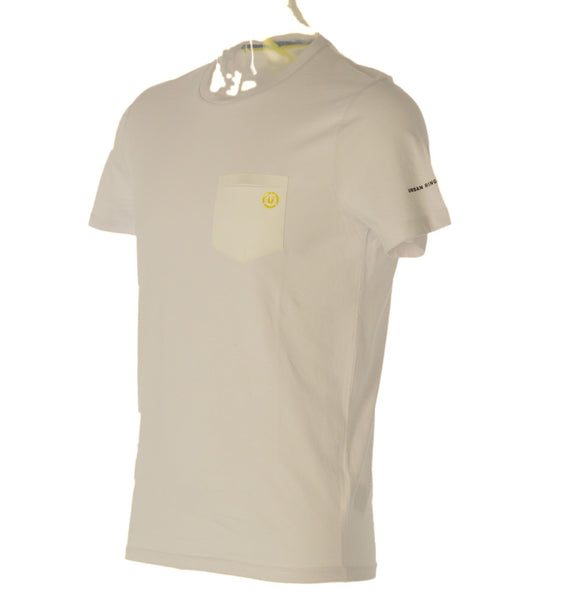 T-SHIRT UOMO MEZZA MANICA GIROCOLLO TASCHINO LOGO MARCA URBANRING ART.UR21301