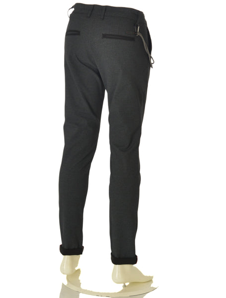 PANTALONI RAGAZZO ZIP BOTTONI TASCHE MICROSTAMPATO MARCA INCOR ART.SKIEN