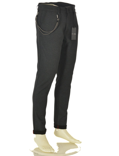 PANTALONI RAGAZZO ZIP BOTTONI TASCHE MICROSTAMPATO MARCA INCOR ART.SKIEN